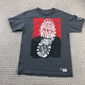 WWE Authentic Wear Shirt Men Medium M Gray Sheamus Brogue Kick Wrestling T-Shirt